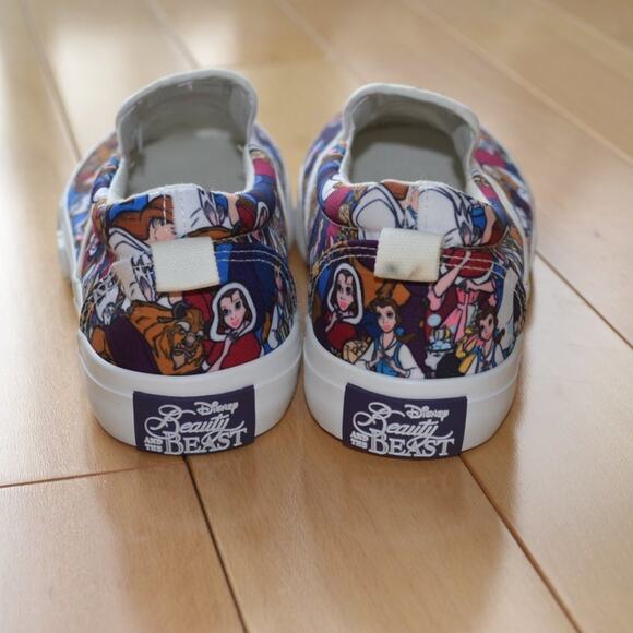 Disney Beauty and the Beast Slip On Shoes Size 8 - Picture 5 of 7
